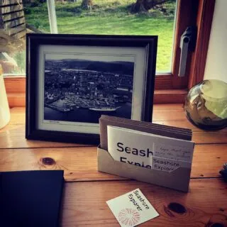 During your stay you can pick up your own copy of @seashore_exp 🐚 A beautiful, hand stitched ‘zine’ created by @kirsty.nic  A real treat for anyone exploring our shores this summer.  #seashoreexplorer #seashore #oldmoorens #inspiredbyshetland #visitshetland #independentbusiness #supportsmallbusiness #supportlocalbusiness